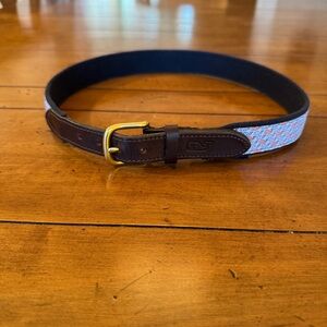 Vineyard Vines Men's Belt - Size 30, Patriotic Whale Print